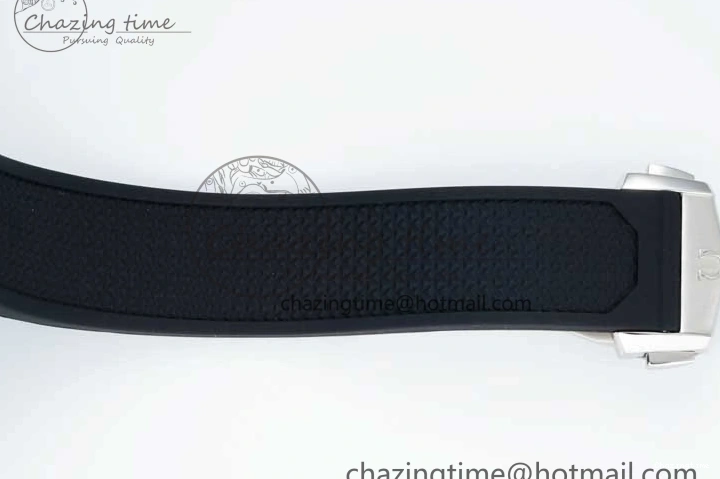 0304 ZipUp Speedmaster Racing Master SS HKF Best Edition Gray Black Dial on Black Rubber Strap A 7811